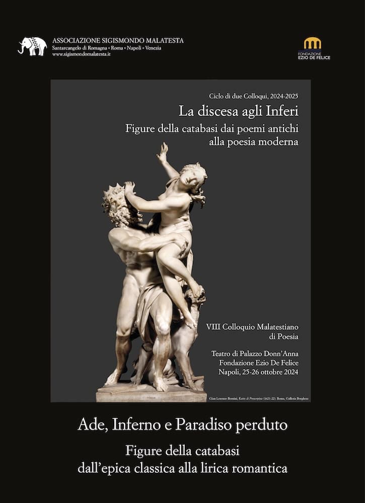 Manifesto del Colloquio Malatestiano “Ade, Inferno e Paradiso perduto. Figure della catabasi dall’epica classica alla lirica romantica”