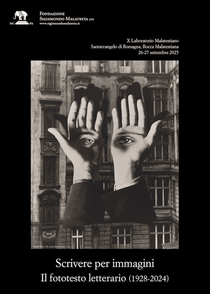 Manifesto del Laboratorio Malatestiano “Scrivere per immagini. Il fototesto letterario (1928-2024)”